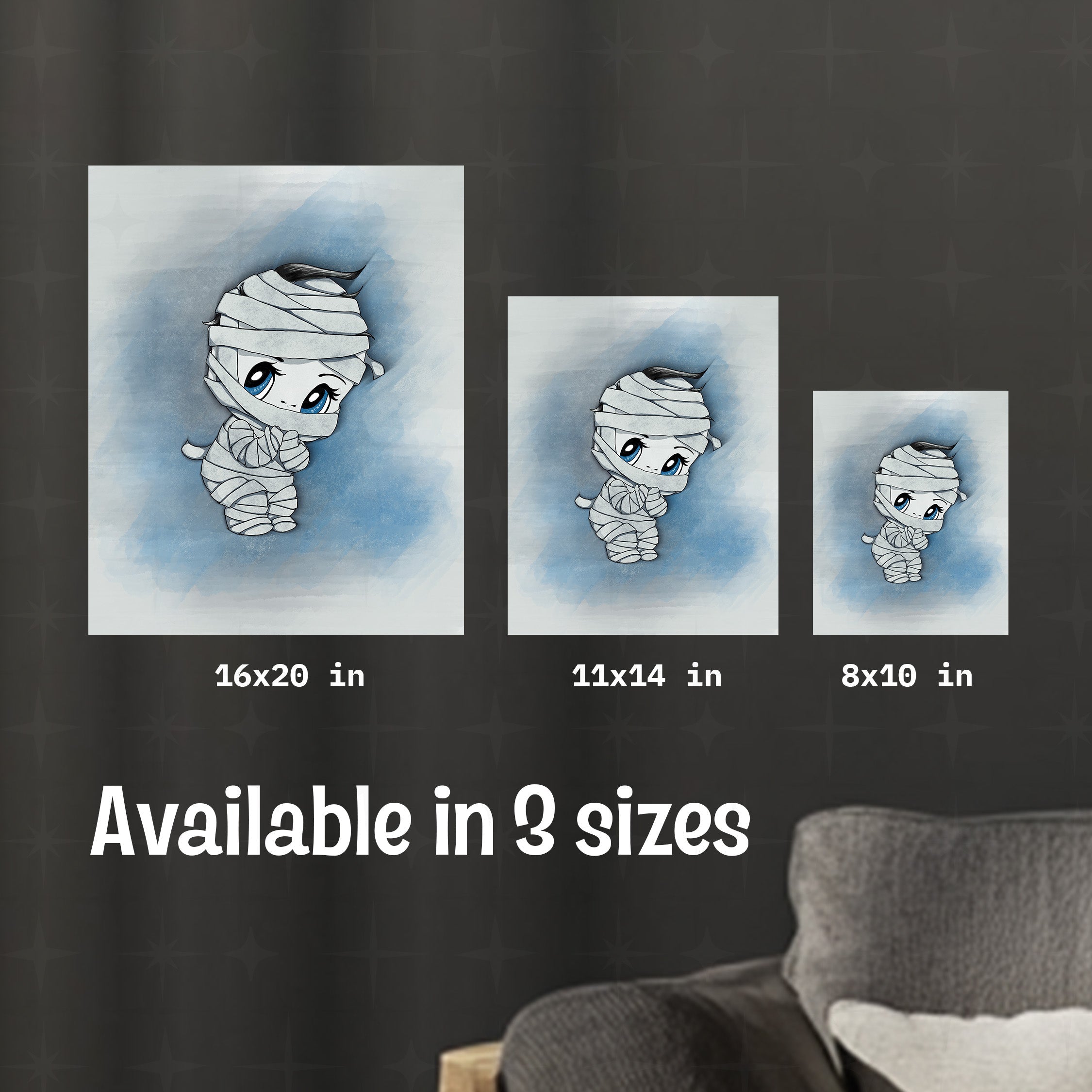 Little Mummy Art Print