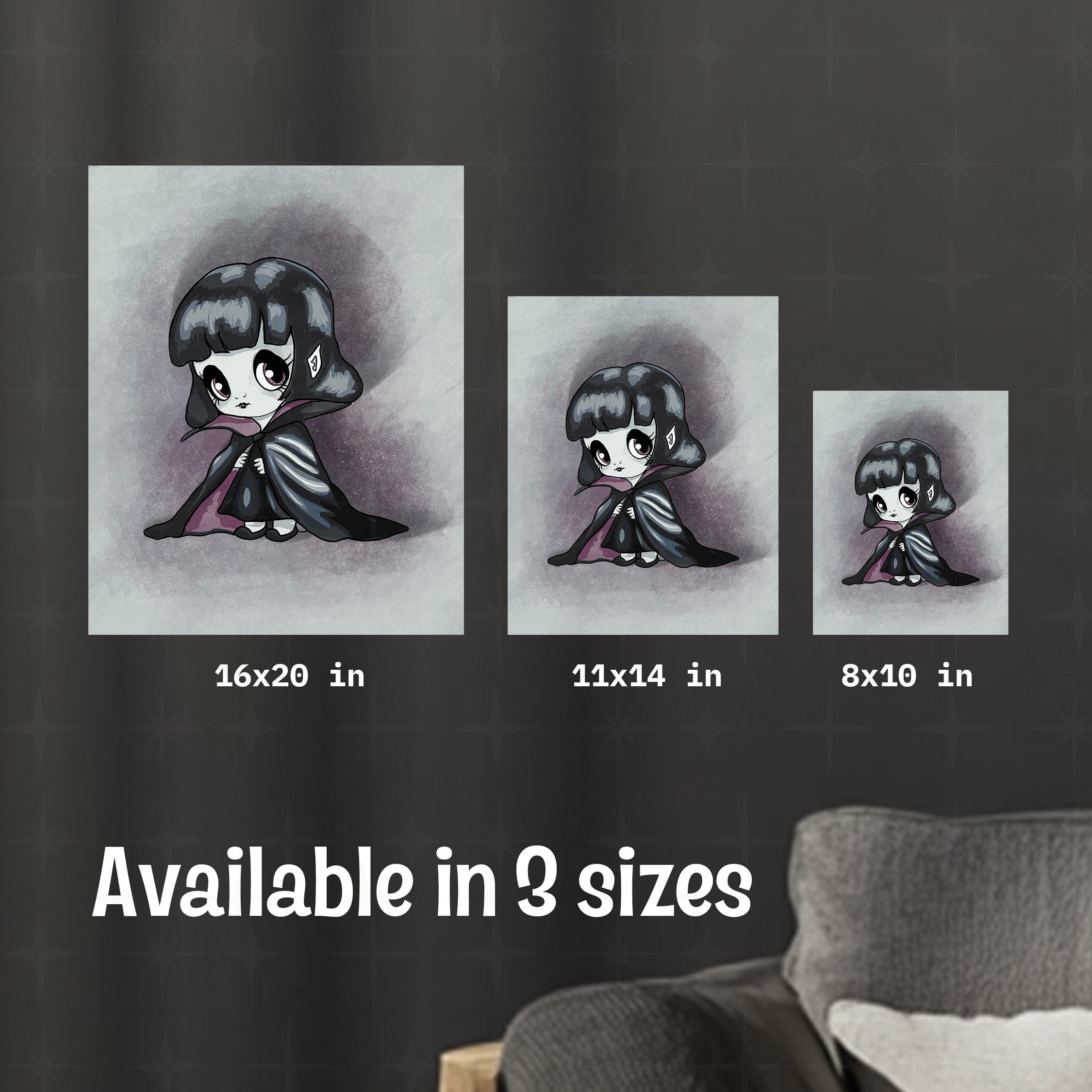 Little Vampire Art Print