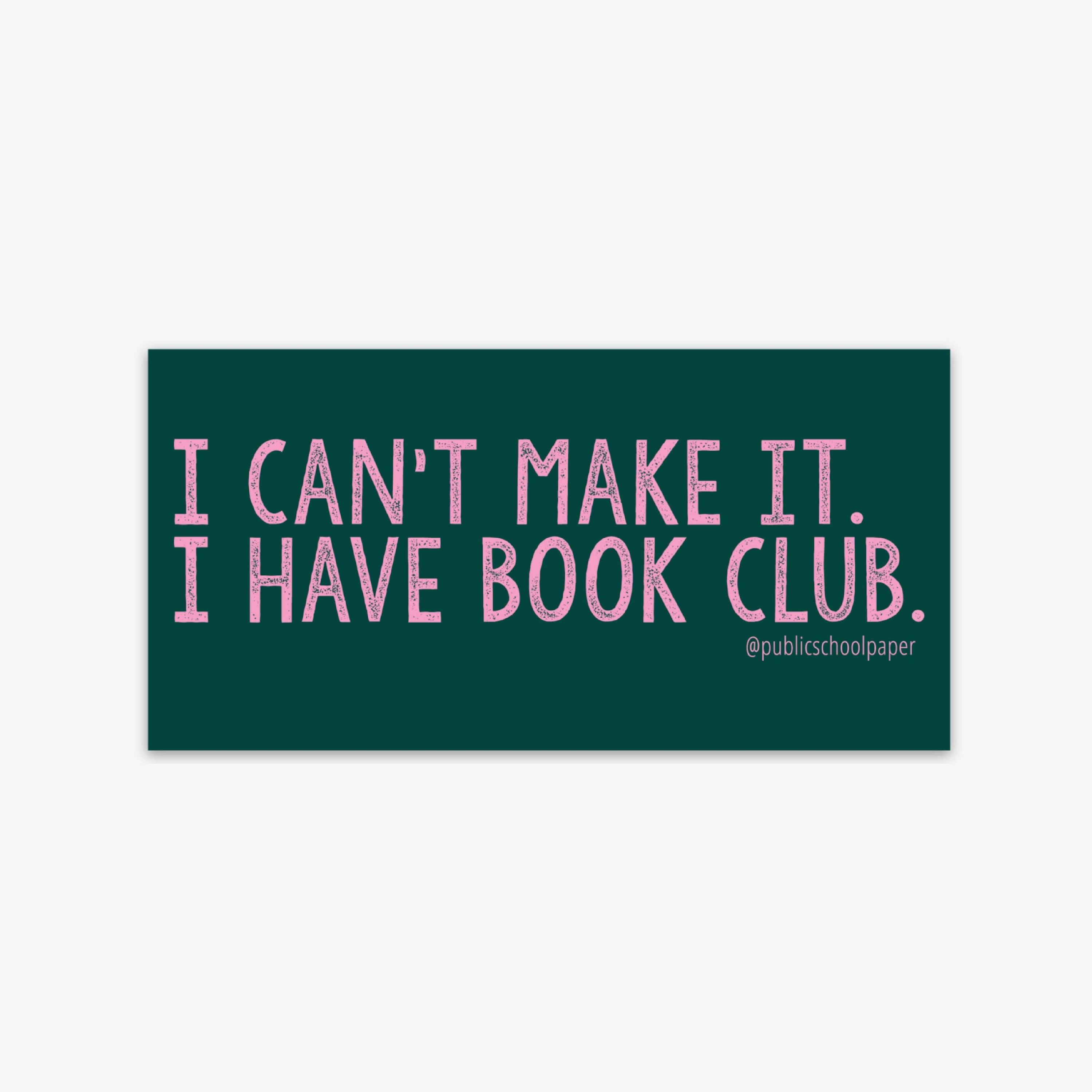 Sticker with text &