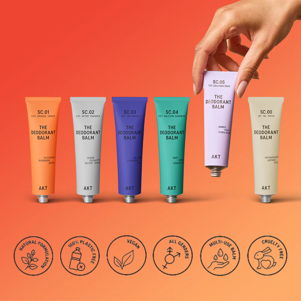 AKT Deodorant Balm in Orange Grove