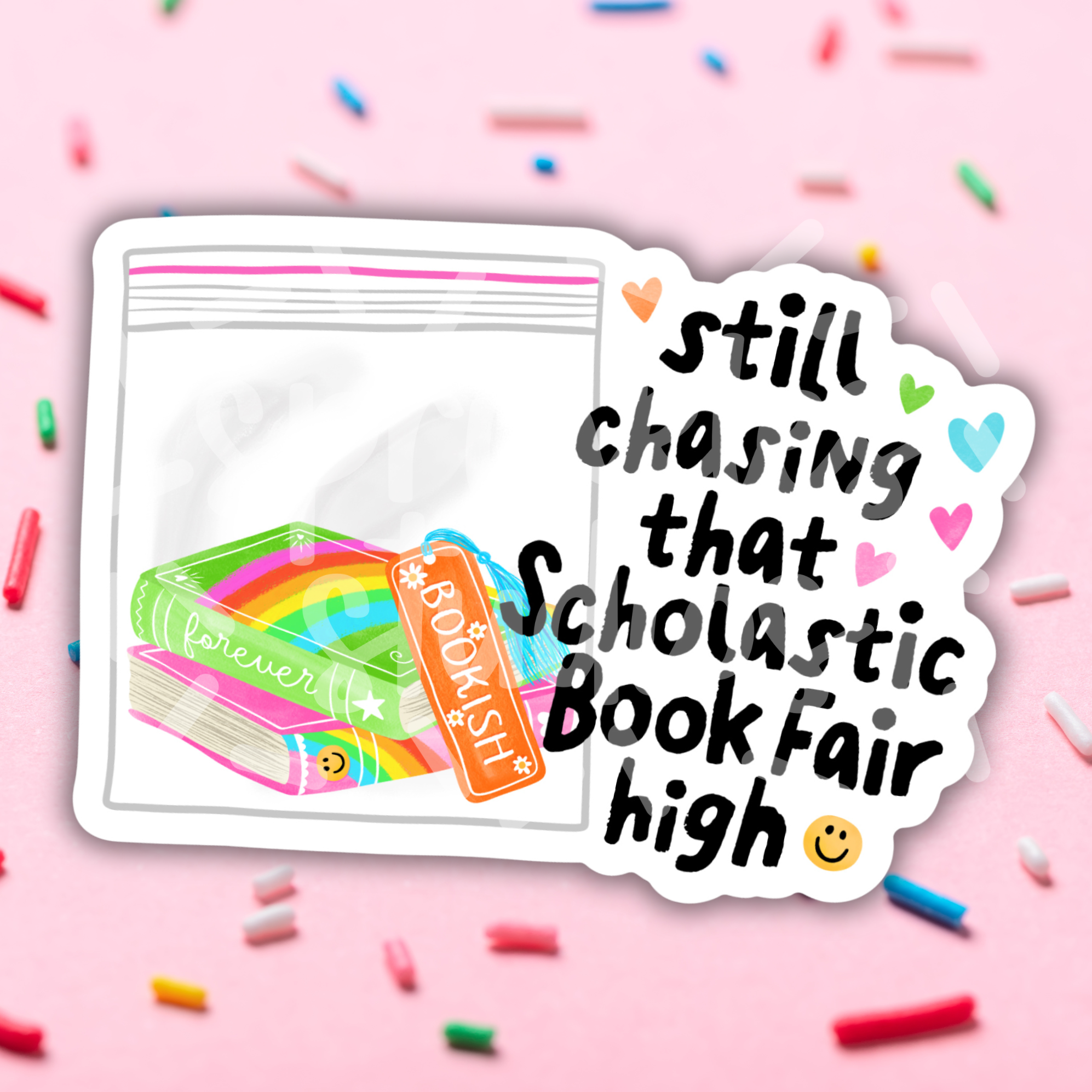 Sticker with &