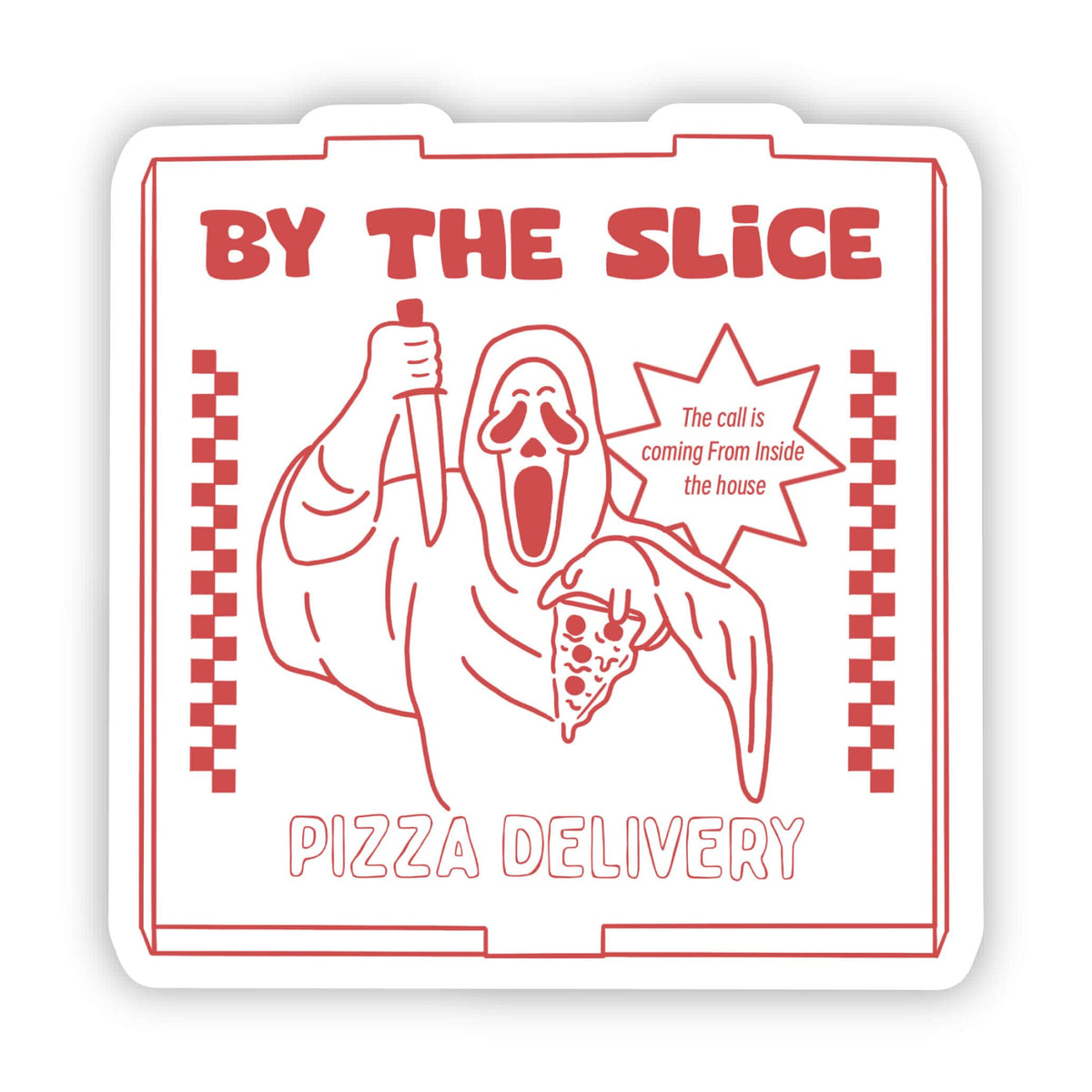 Pizza delivery box with &