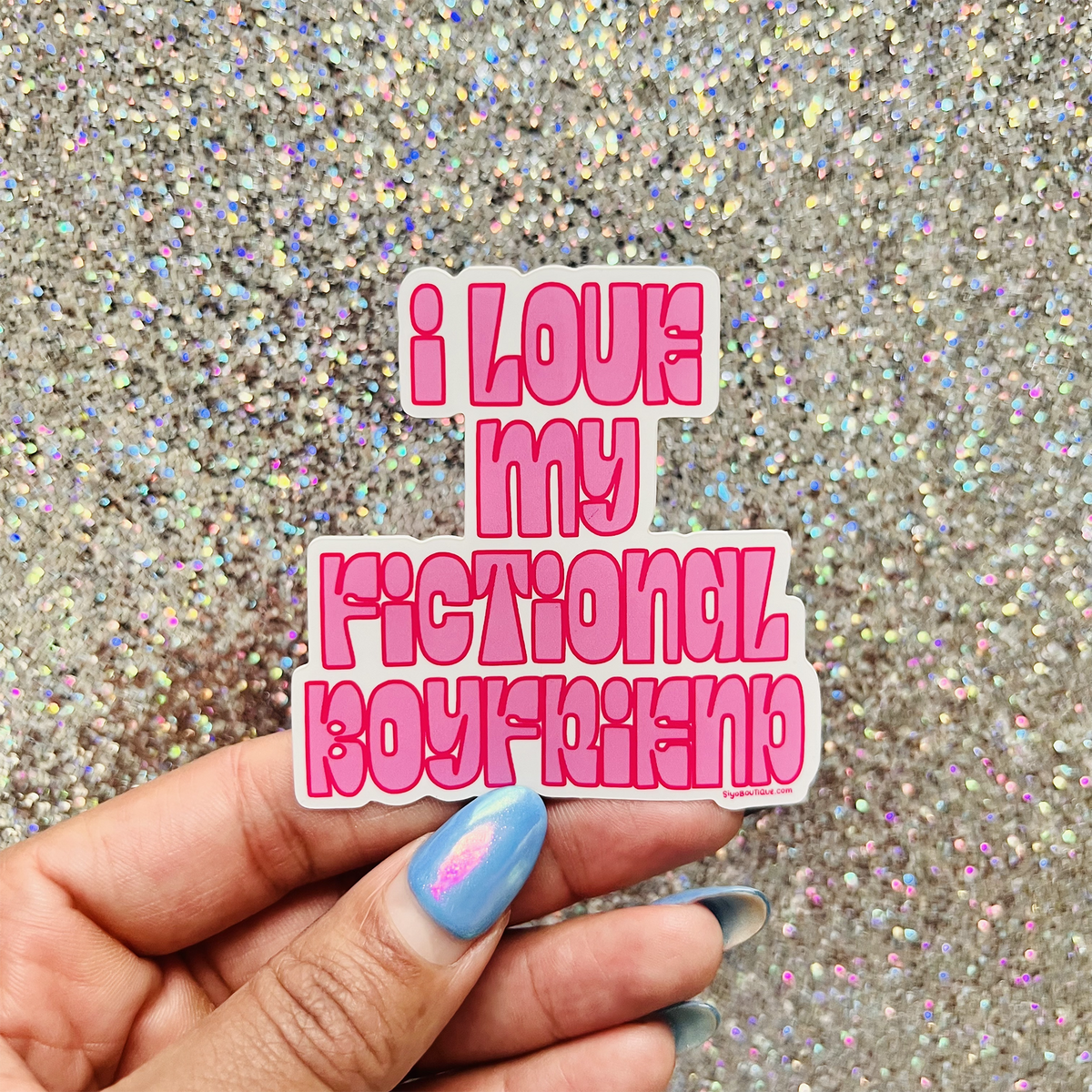 Sticker with &