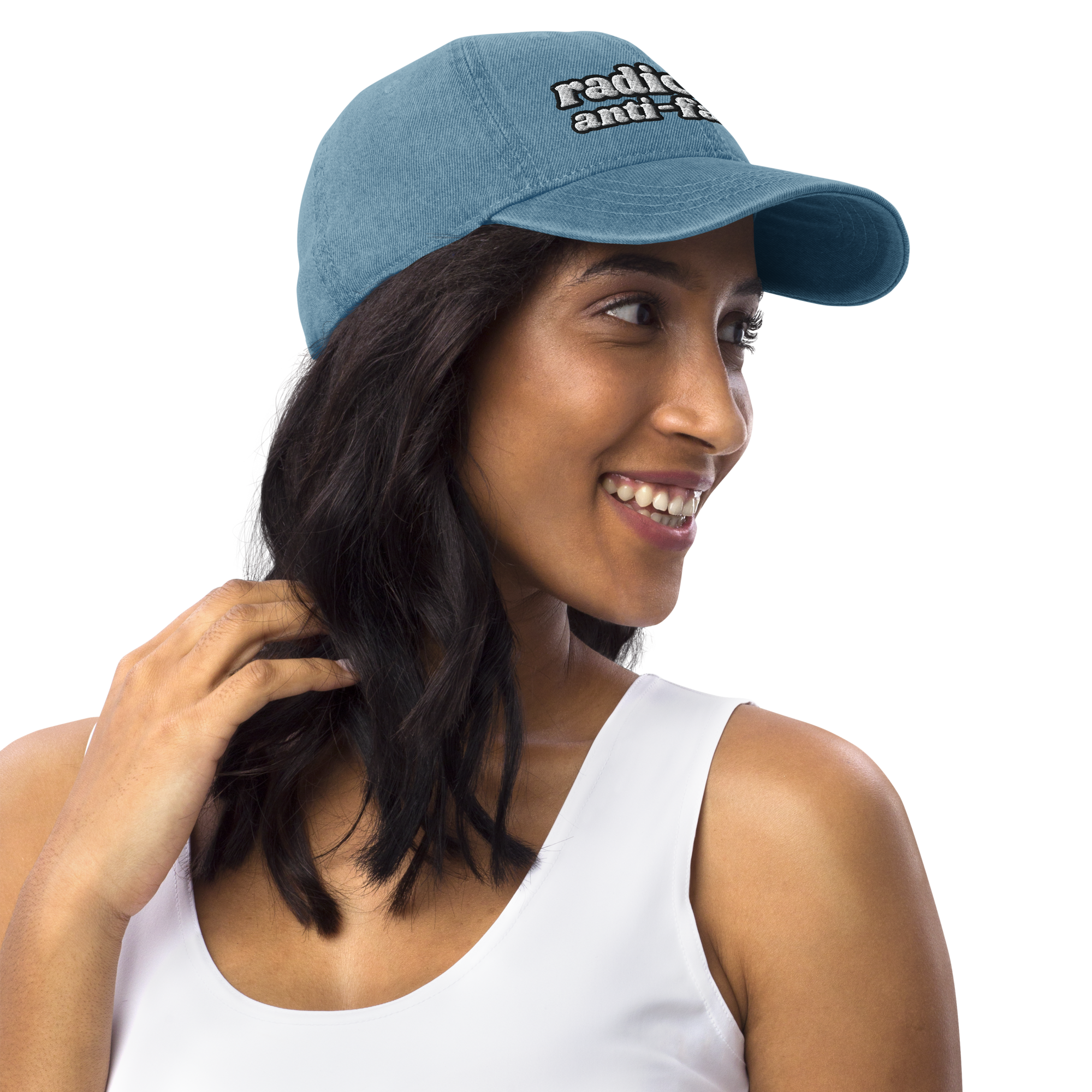 Radically Anti-Fascist Denim Hat - 10% Donated to Southern Poverty Law Center