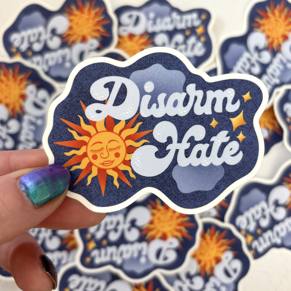 Sticker with &