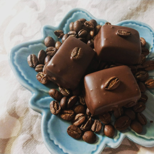 Chocolate Dipped Caramels