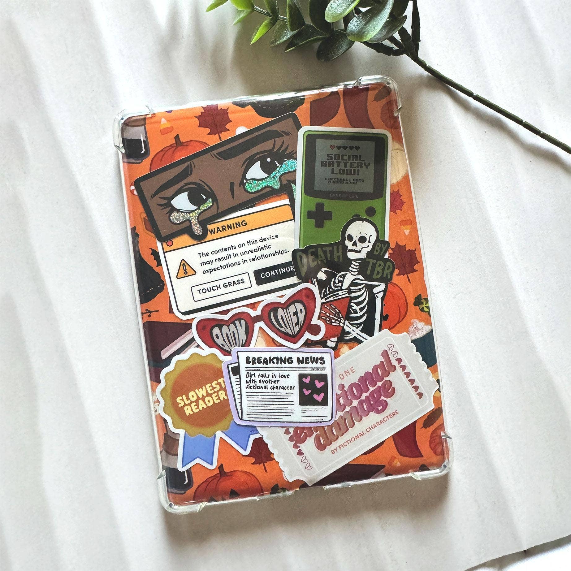 Breaking News: Fell in Love with a Fictional Character Sticker