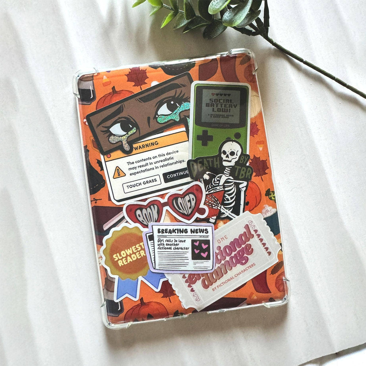 Breaking News: Fell in Love with a Fictional Character Sticker
