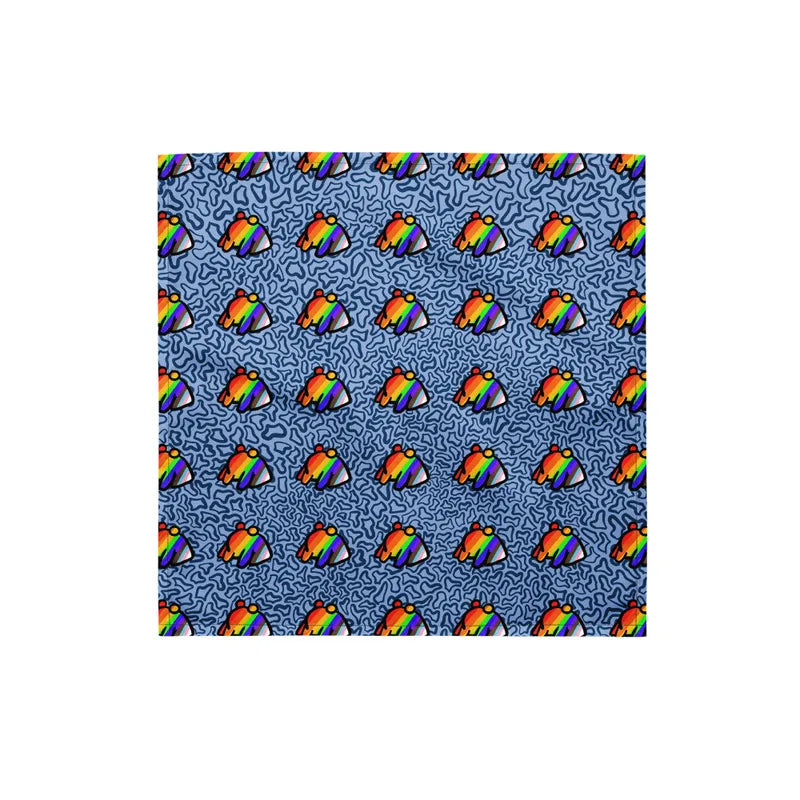 Doodle frogs bandana