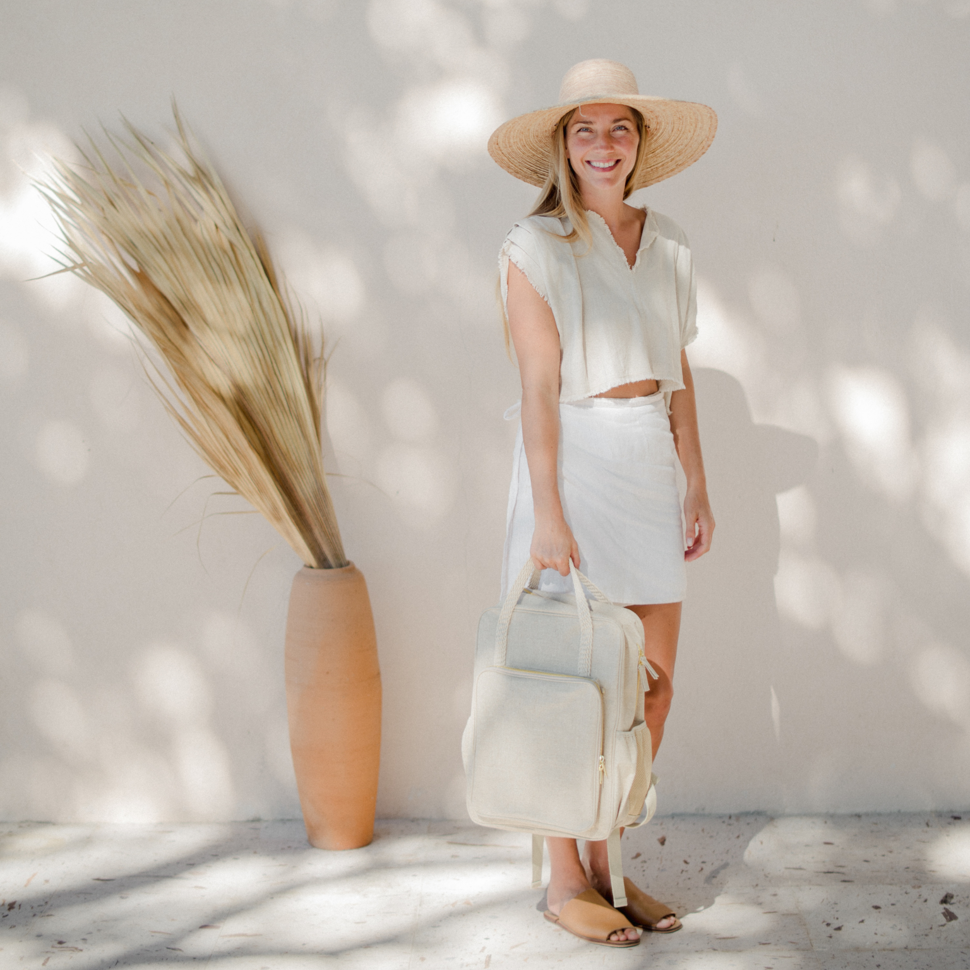 Ecru All-Day Backpack