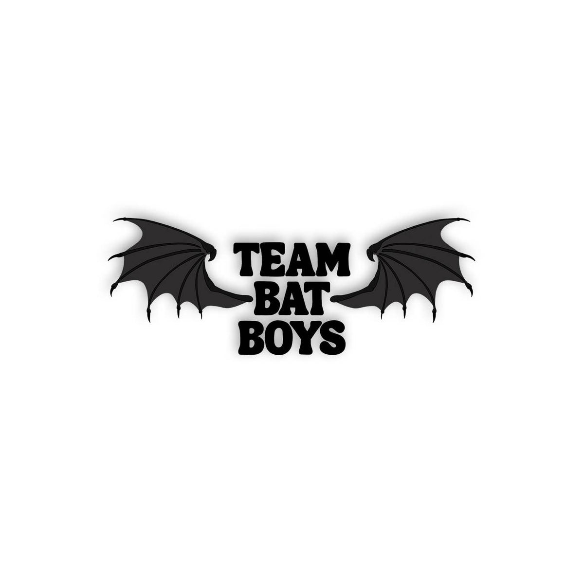 Team Bat Boys Clear Vinyl Sticker | Romantasy Sticker