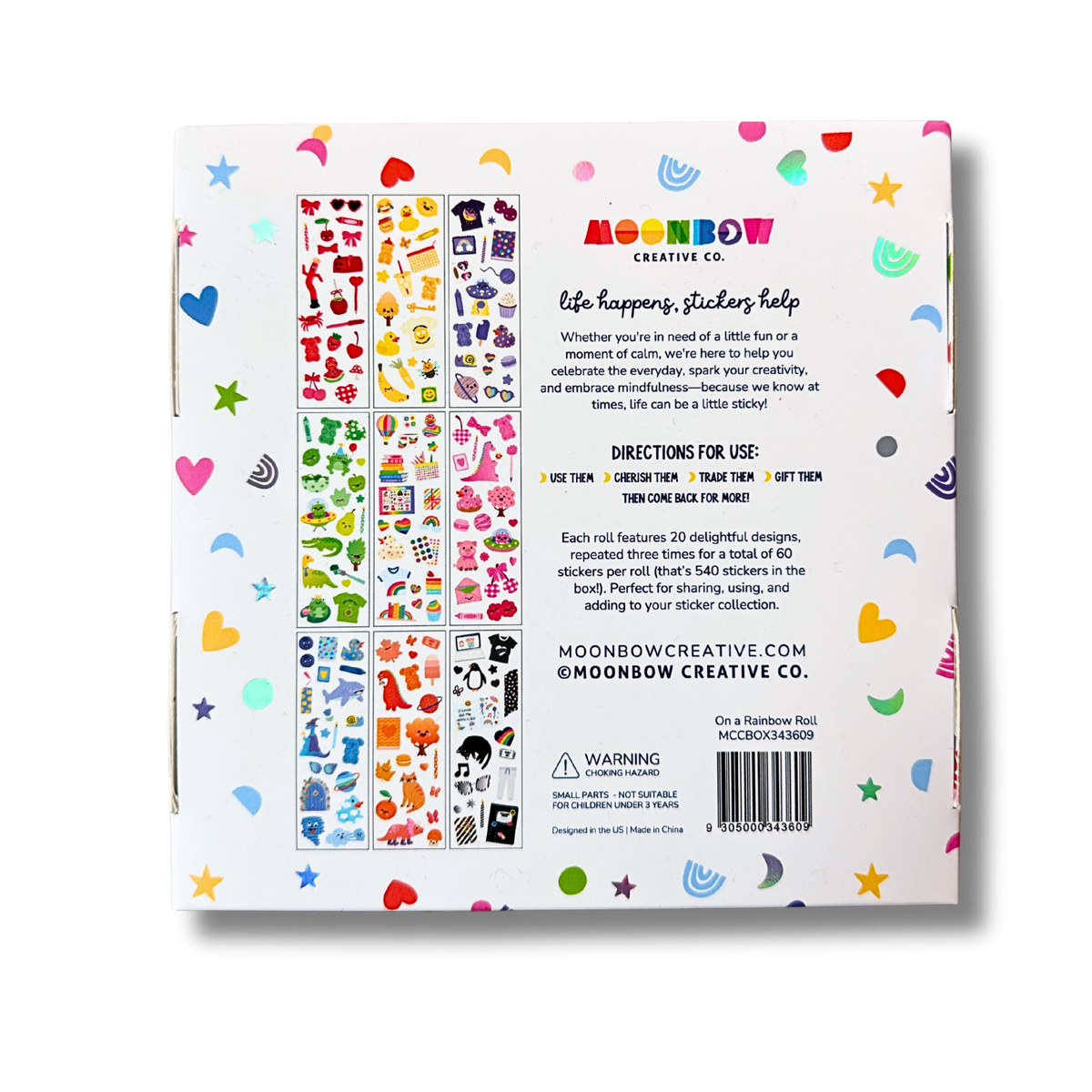 Sticker Roll Box: On a Rainbow Roll Edition