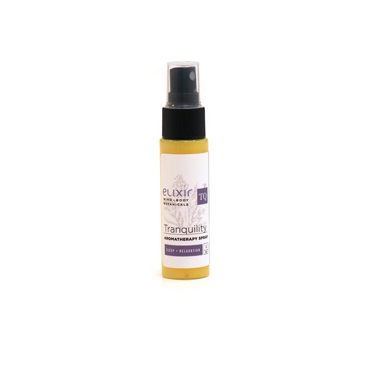 Elixir Mind Body Botanicals Tranquility Aromatherapy Spray is available at Elixir Mind Body Boutique