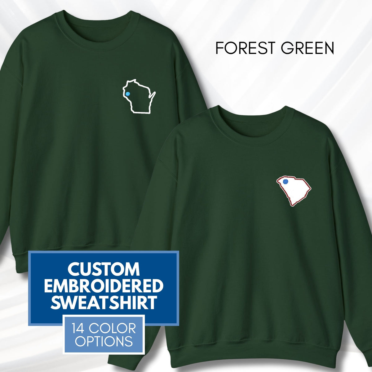 embroidered-blue-dot-red-state-crewneck-sweatshirt-custom-location-political-activist-pullover-forest-green