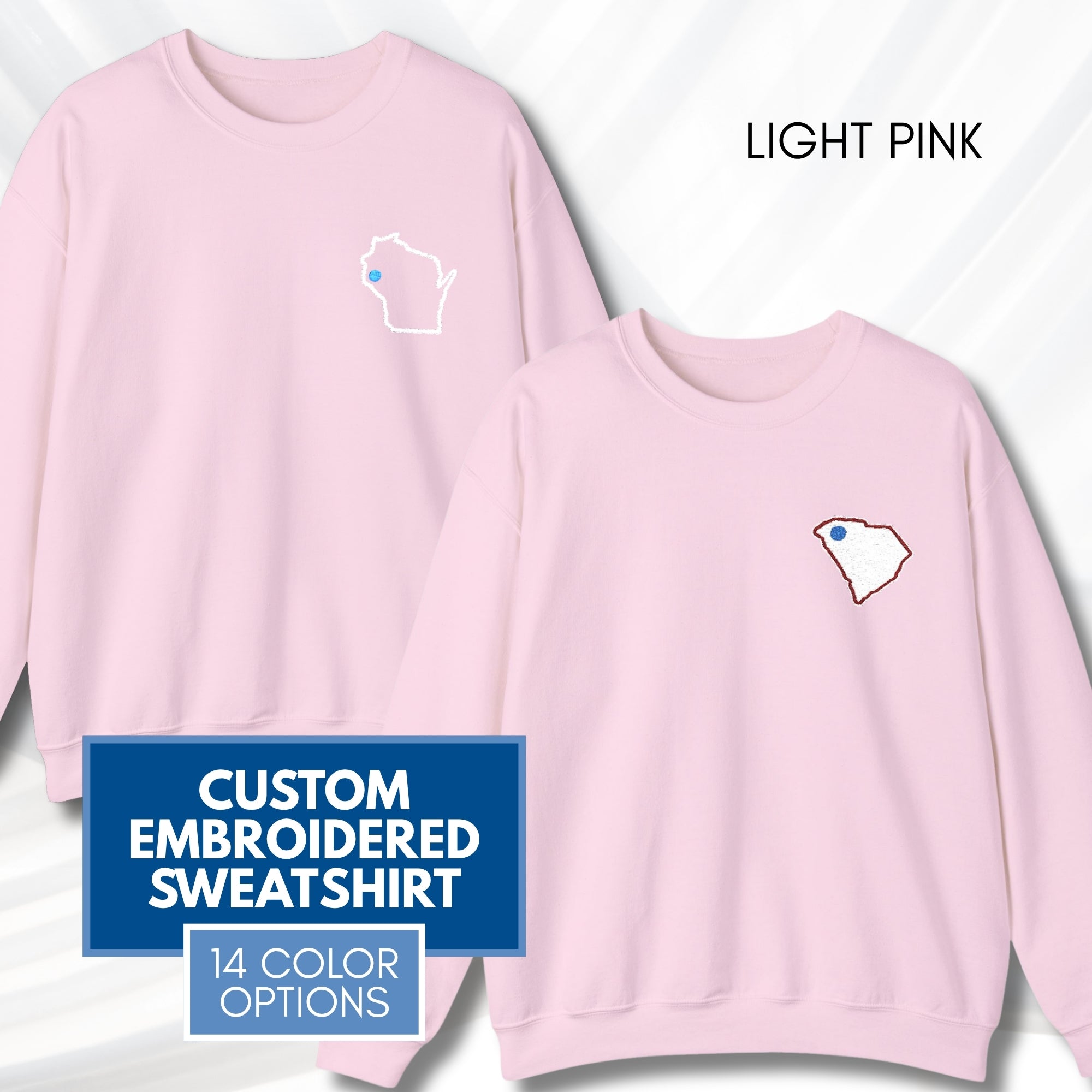 embroidered-blue-dot-red-state-crewneck-sweatshirt-custom-location-political-activist-pullover-light-pink