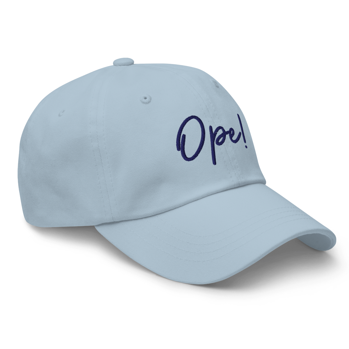 Embroidered "Ope!" Dad Hat | Funny Midwest Slang Baseball Cap | Relatable Gift - Heartland Stitch