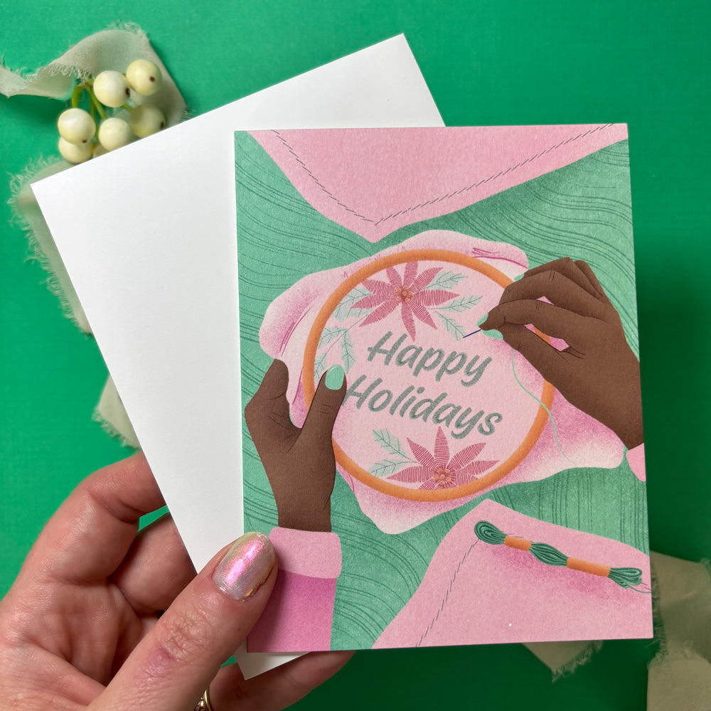 Greeting card with &