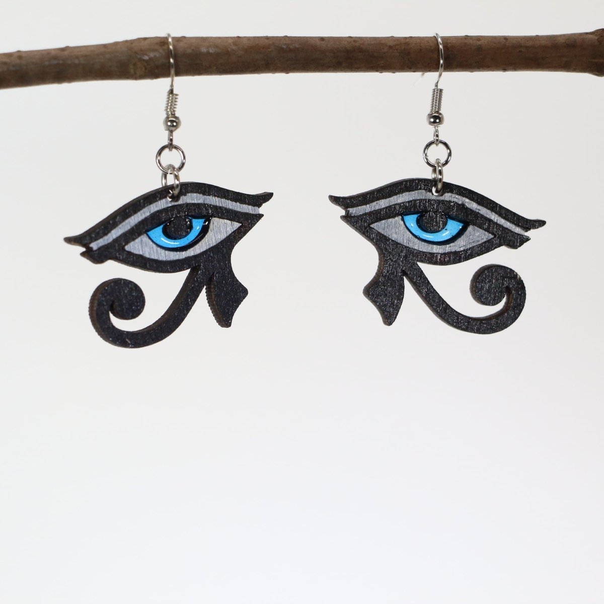 Eye of Horus Dangle Earrings - - Cate&
