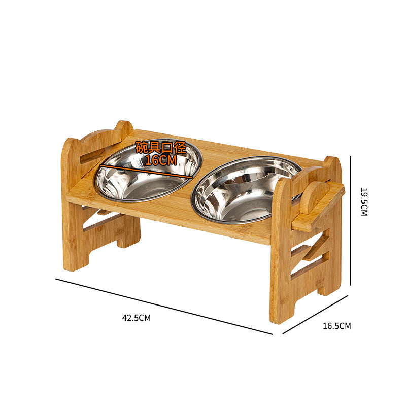 The Ergonomic Elevate Wooden Feeding Station