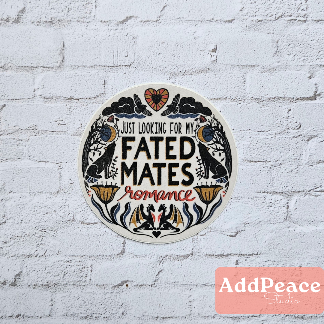 Fated Mates Romance Sticker | Funny Romance Trope Vinyl Decal