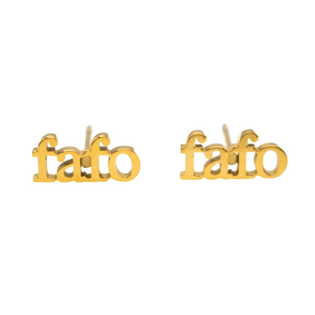 FAFO Acronym Earring Set - Babe co.