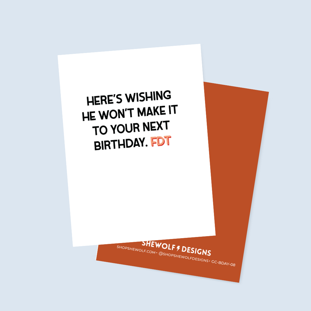 FDT Birthday Card