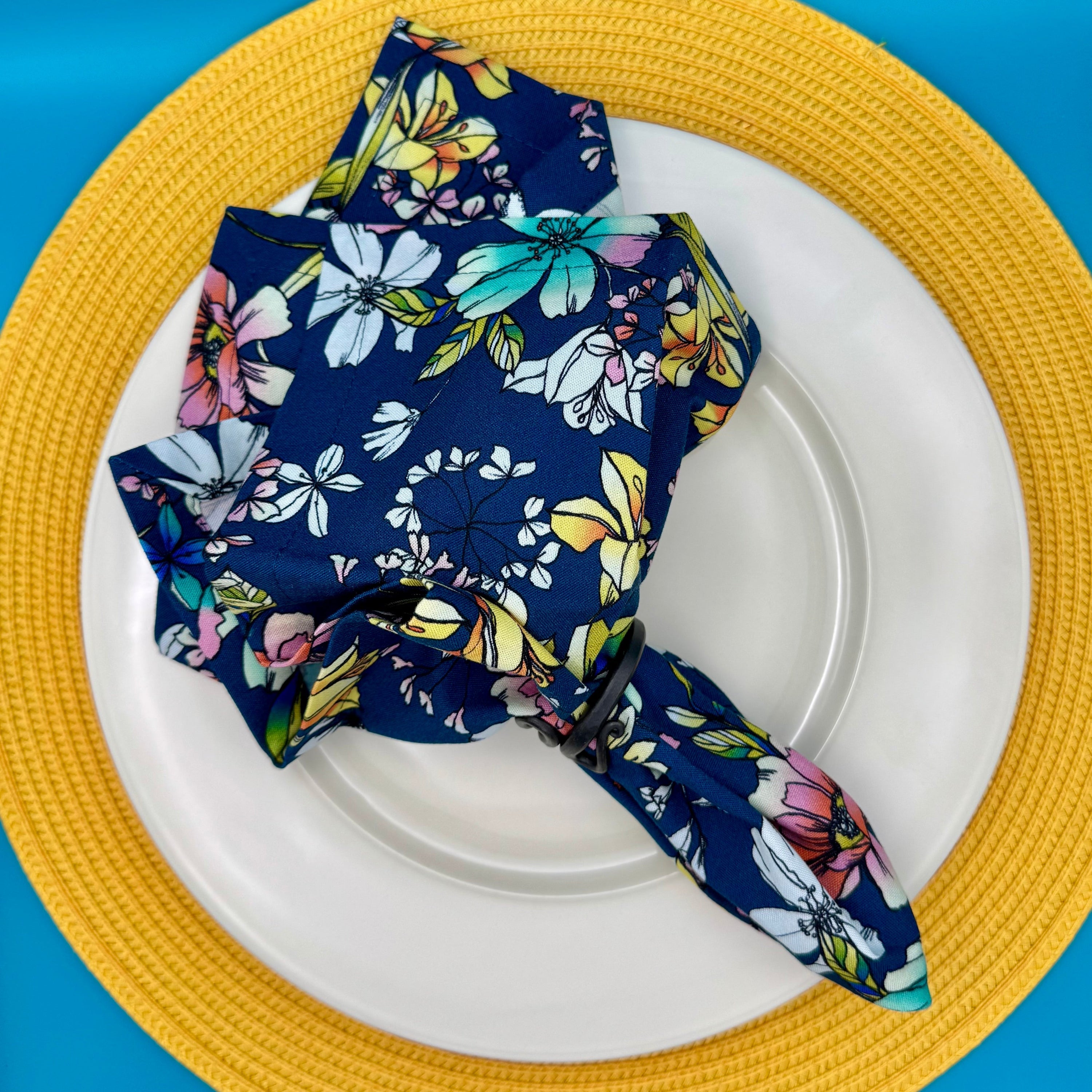 100% Cotton Napkins - Set of 2 - Floral
