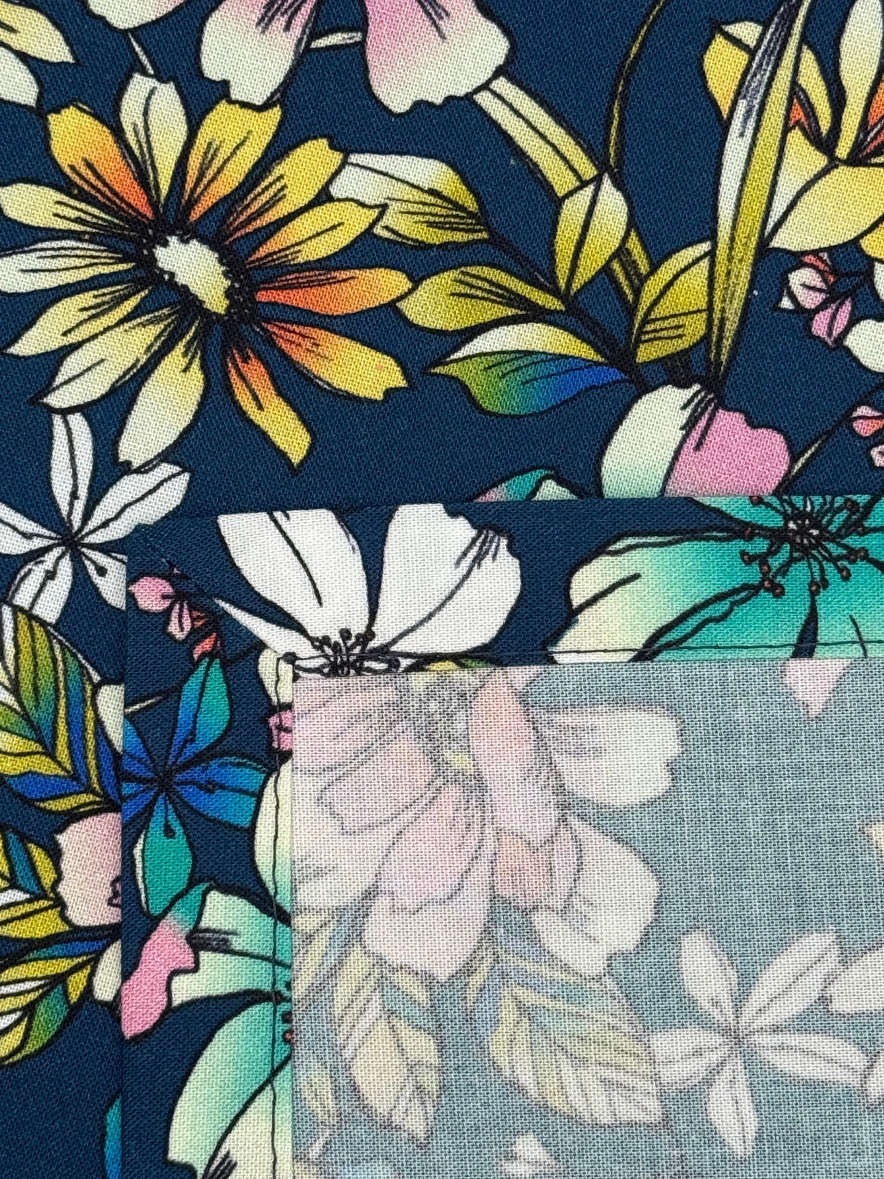 100% Cotton Napkins - Set of 2 - Floral