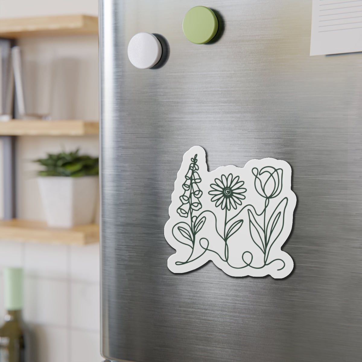 foxglove-daisy-tulip-car-magnet-sage-green-subtle-fdt-political-activism-car-decor-anti-trump-no-words-4-inch