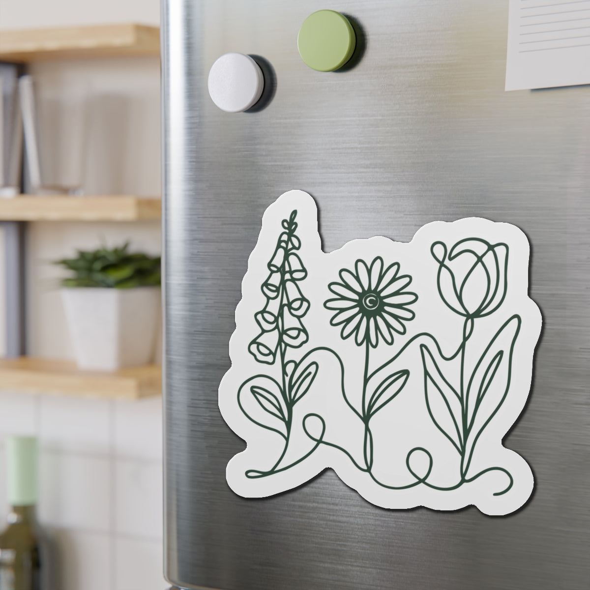 foxglove-daisy-tulip-car-magnet-sage-green-subtle-fdt-political-activism-car-decor-anti-trump-no-words-6-inch