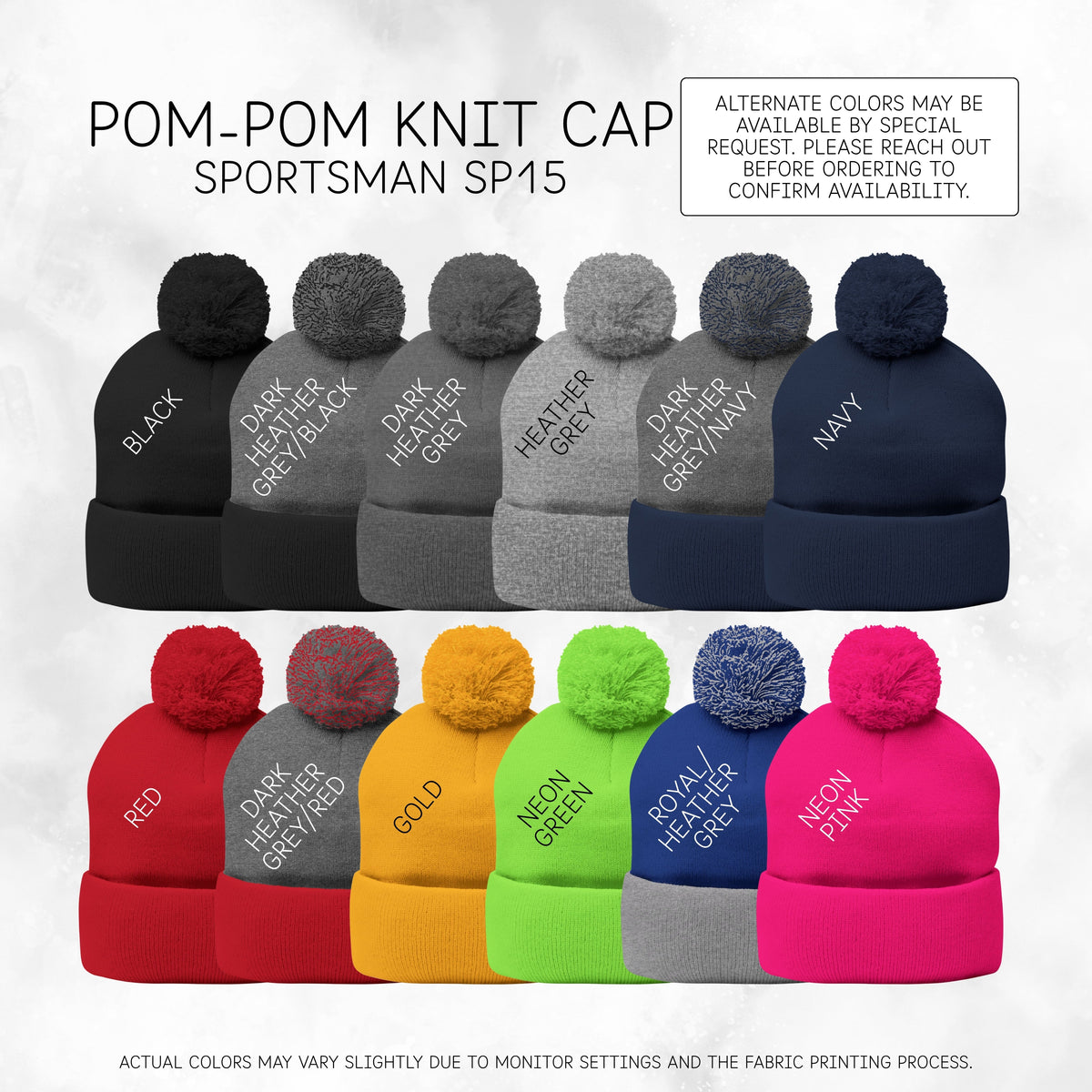 foxglove-daisy-tulip-pom-pom-knit-cap-embroidered-subtle-fdt-flowers-winter-hat-beanie-color-chart
