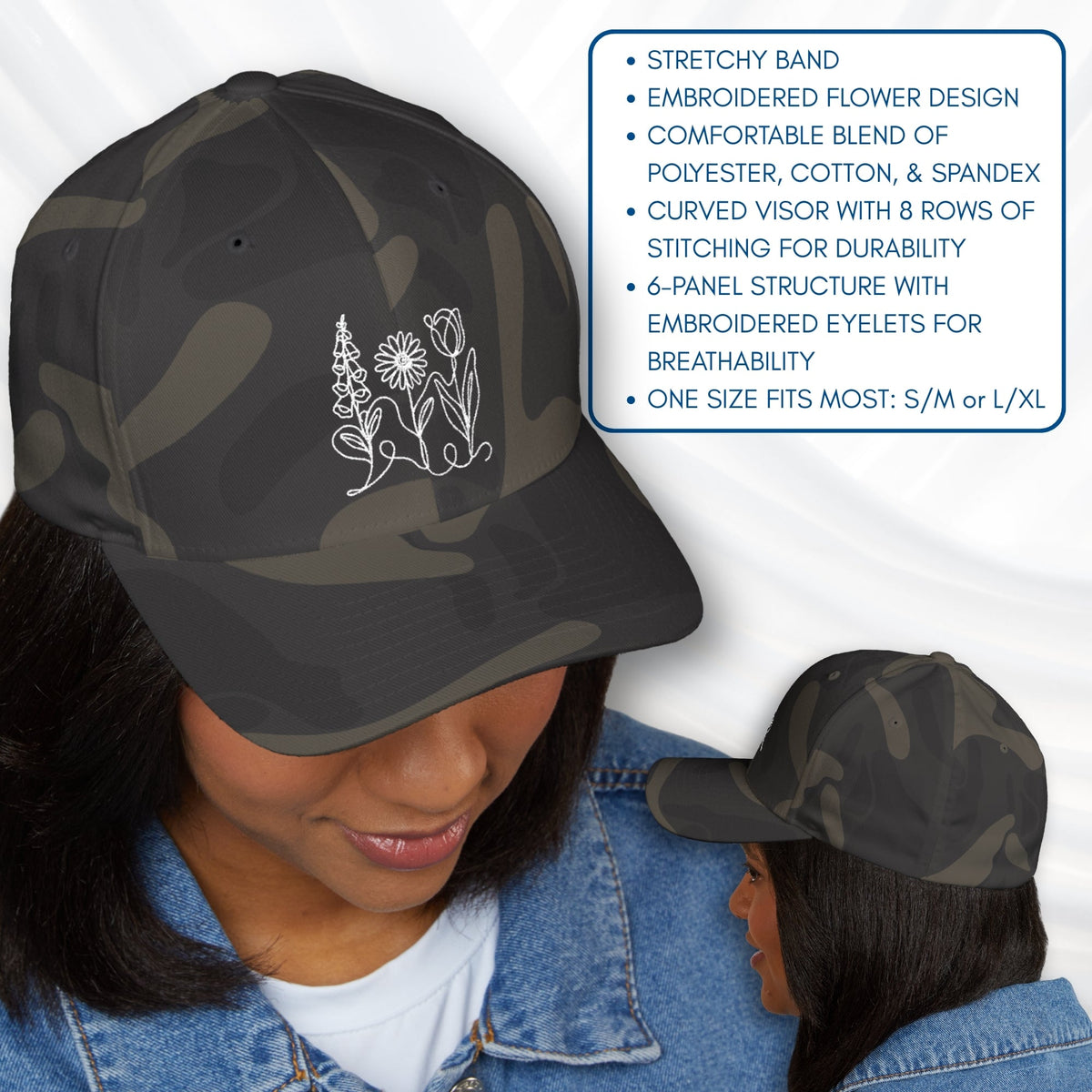 foxglove-daisy-tulip-subtle-fdt-flowers-embroidered-fitted-dad-hat-baseball-cap-anti-trump