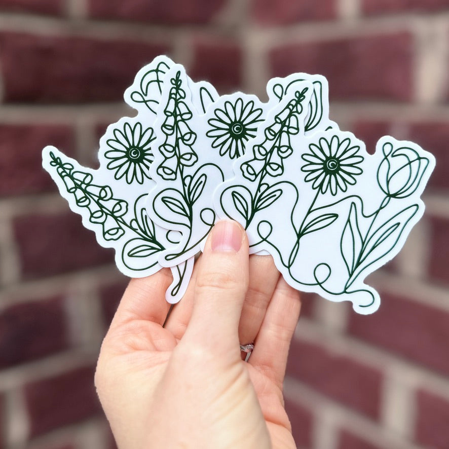 foxglove-daisy-tulip-subtle-fdt-flowers-glossy-indoor-outdoor-vinyl-sticker-3-pack-green-white