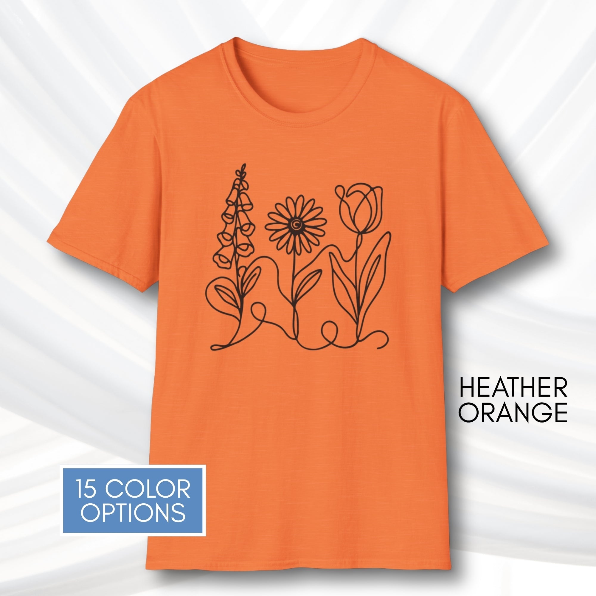 foxglove-daisy-tulip-unisex-softstyle-tshirt-subtle-fdt-flowers-graphic-tee-heather-orange