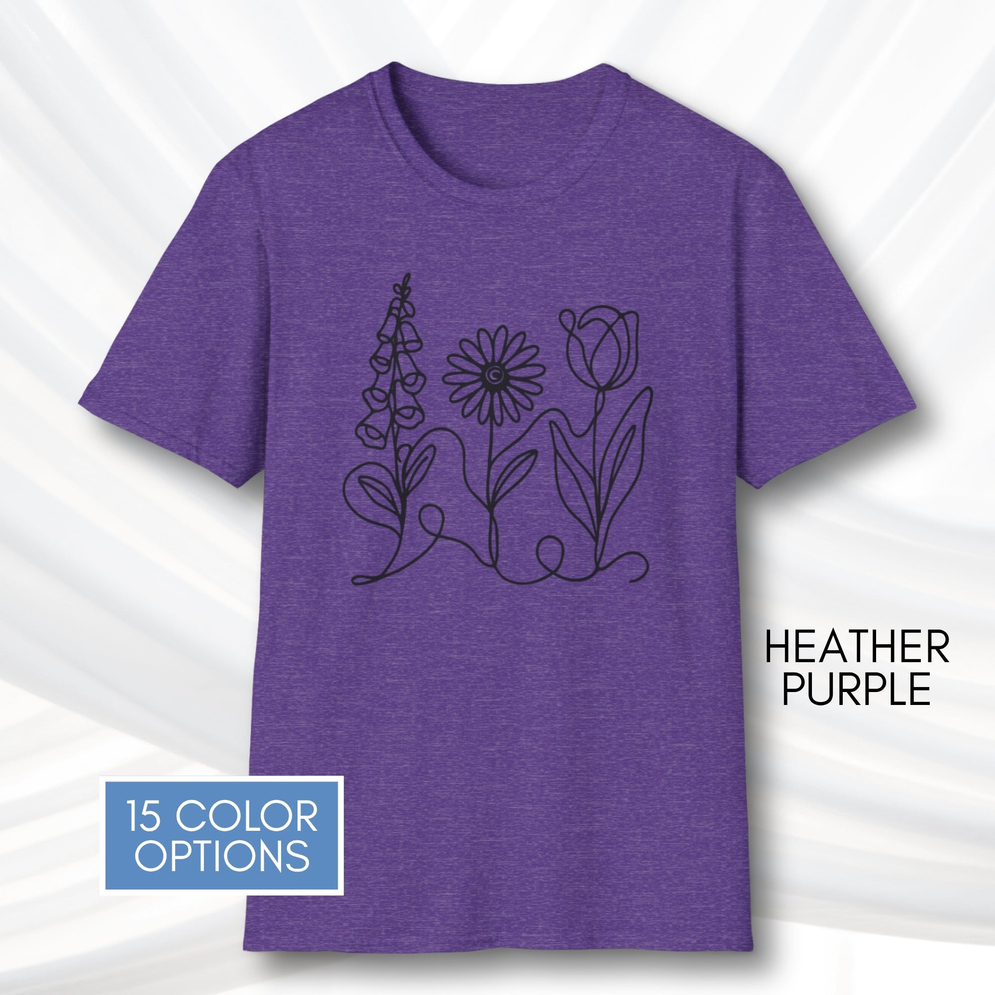 foxglove-daisy-tulip-unisex-softstyle-tshirt-subtle-fdt-flowers-graphic-tee-heather-purple