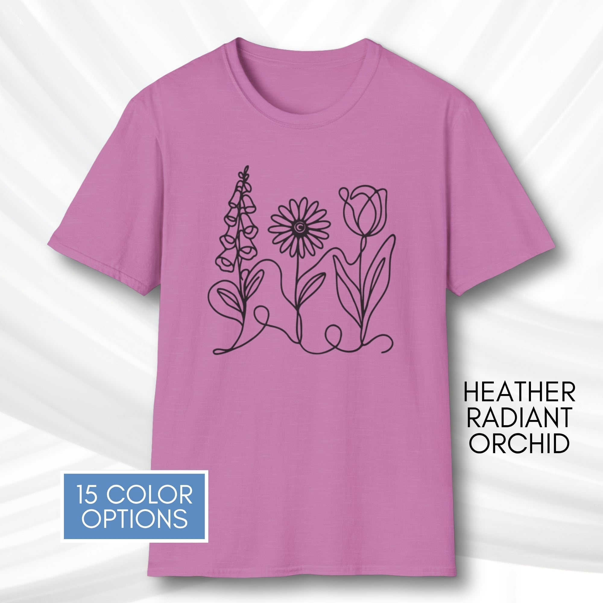 foxglove-daisy-tulip-unisex-softstyle-tshirt-subtle-fdt-flowers-graphic-tee-heather-radiant-orchid