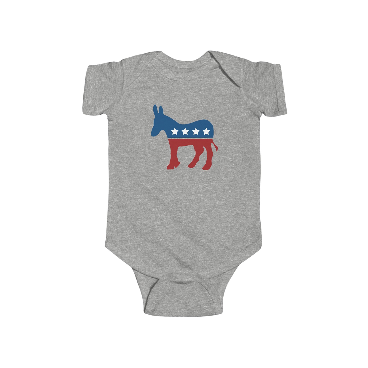 Democrat Donkey Baby Bodysuit - Resistance Nation