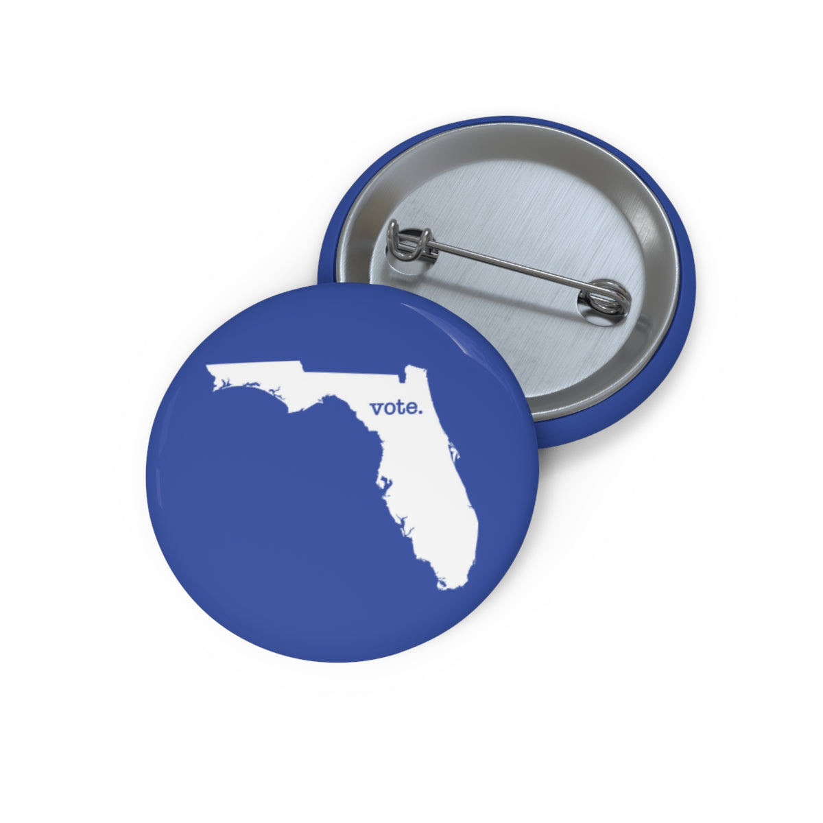 Your State Vote Democrat Pin Back Button - Resistance Nation