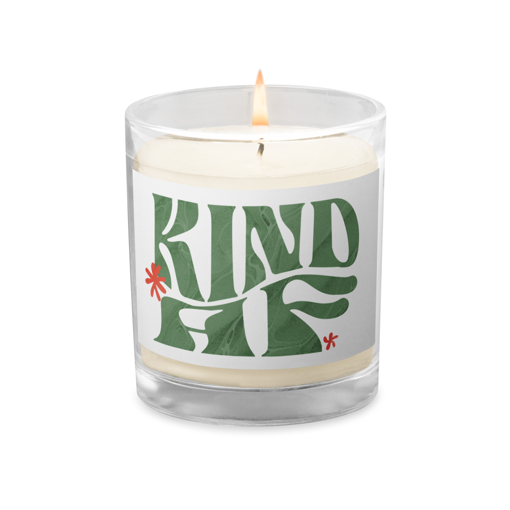 Glass Jar Soy Wax Candle – Kindness Project - Kind AF