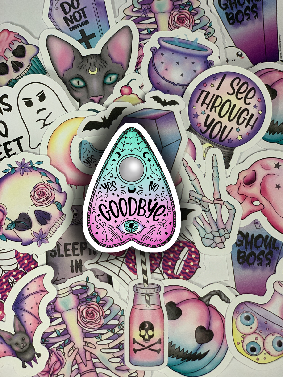 Mystery Spooky 20 Piece 3" Sticker Pack