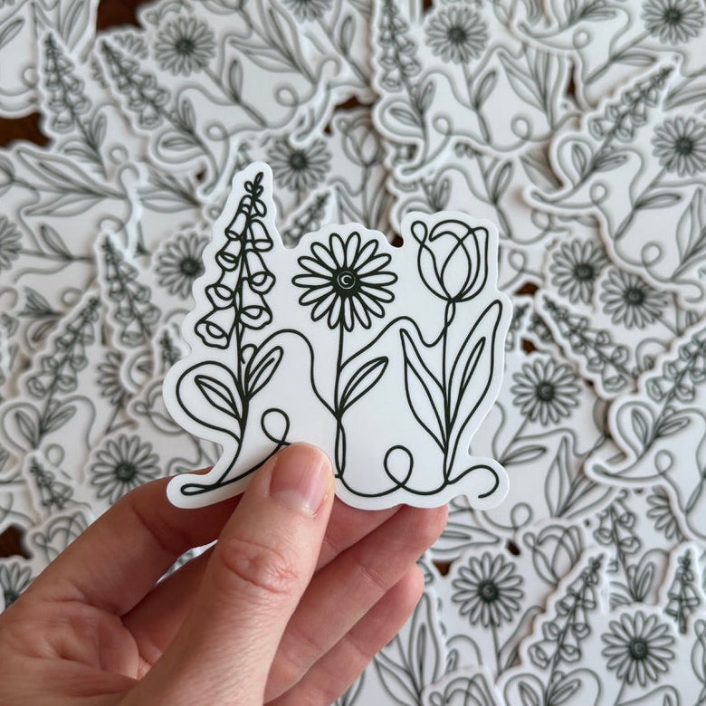 green-foxglove-daisy-tulip-subtle-fdt-flowers-indoor-outdoor-decal-anti-trump-anti-maga-sticker-glossy