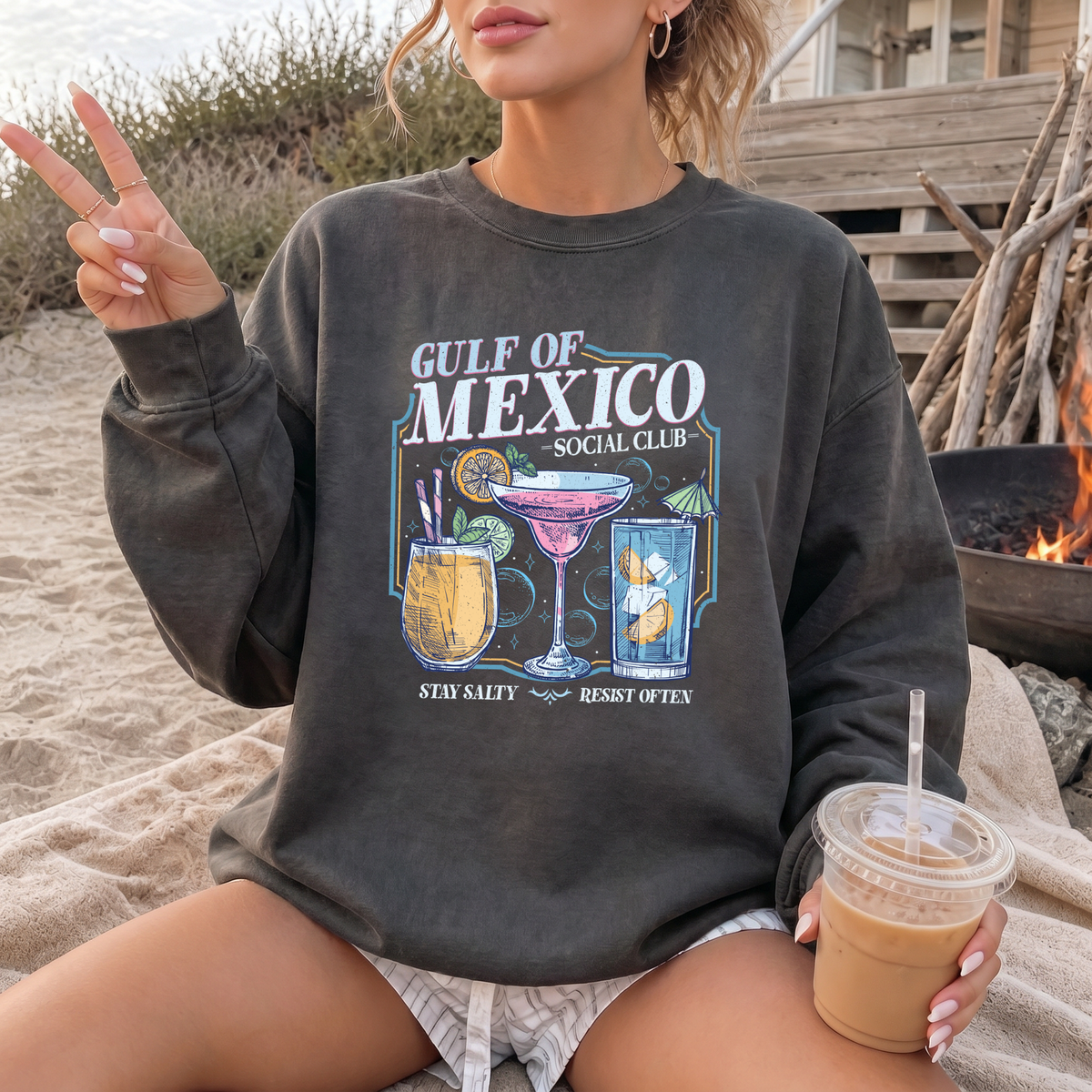 Gulf of Mexico Social Club - Resist Sweatshirt