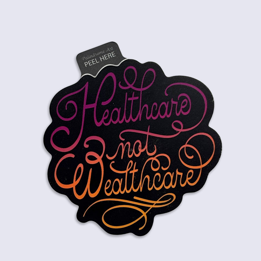Sticker with &