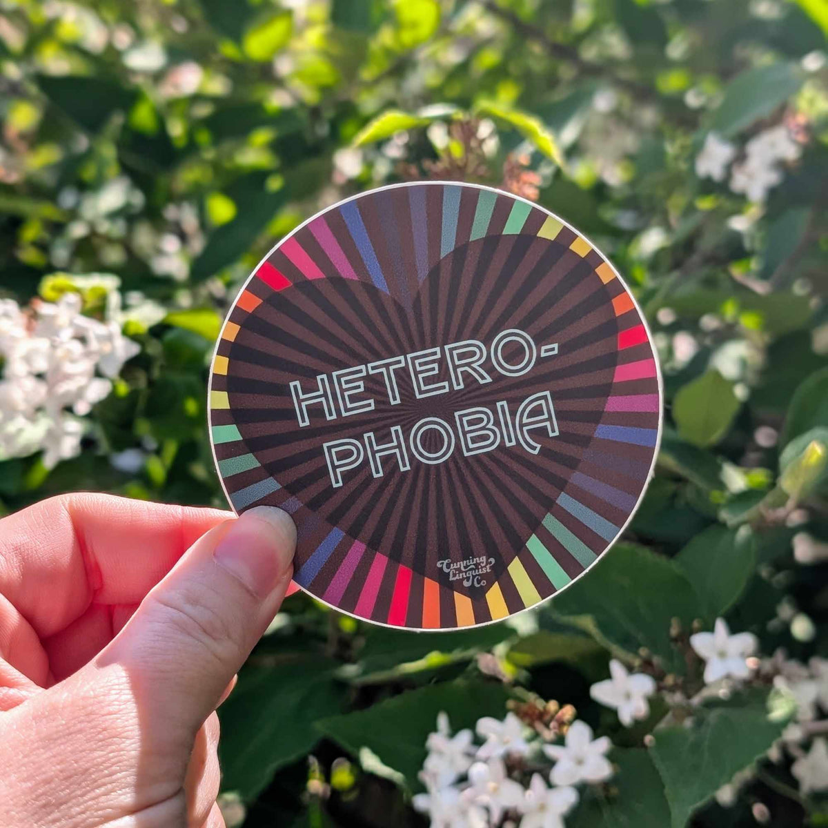 Heterophobia sticker