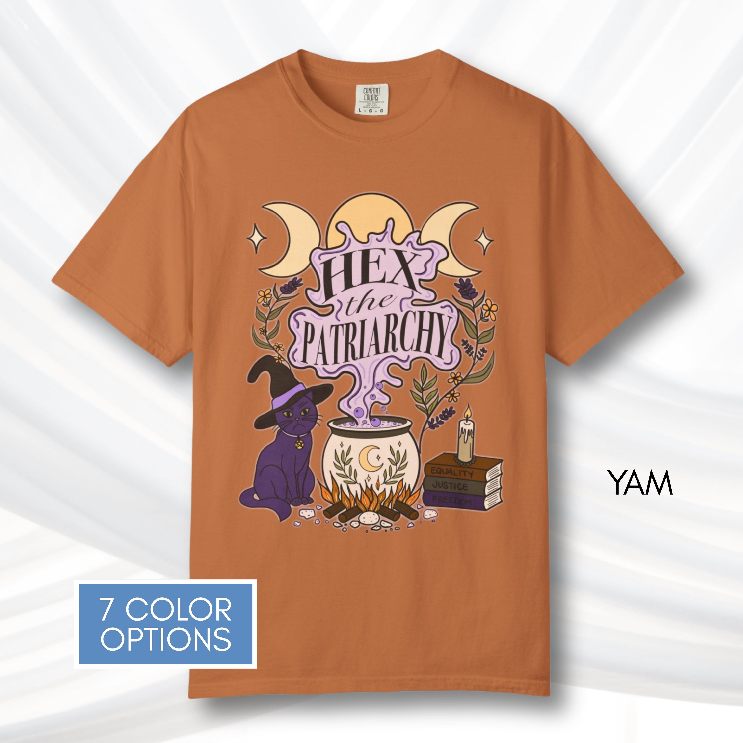 hex-the-patriarchy-witchy-feminist-tshirt-halloween-activist-graphic-tee-hand-drawn-art-yam