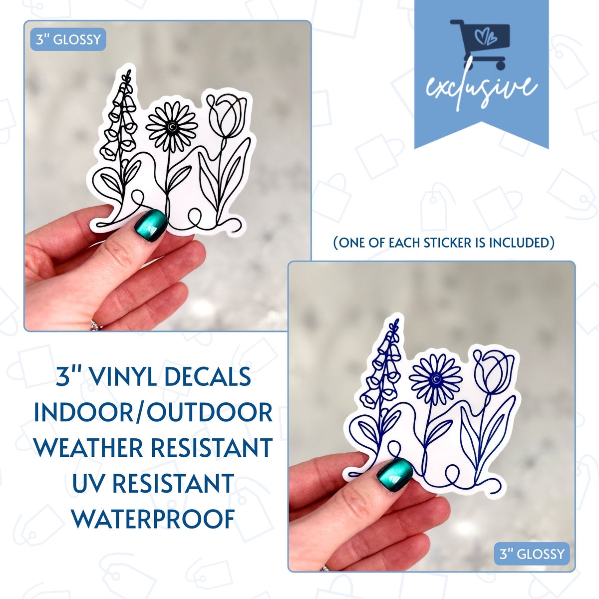holiday-resistance-stocking-stuffer-sticker-pack-indoor-outdoor-vinyl-decal-set-little-blue-market-exclusive