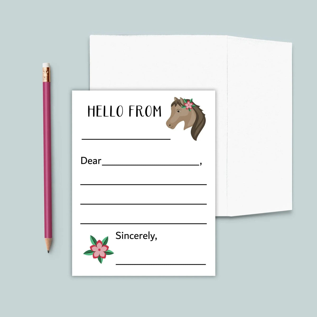Horse - Lined Note Cards - The Note House