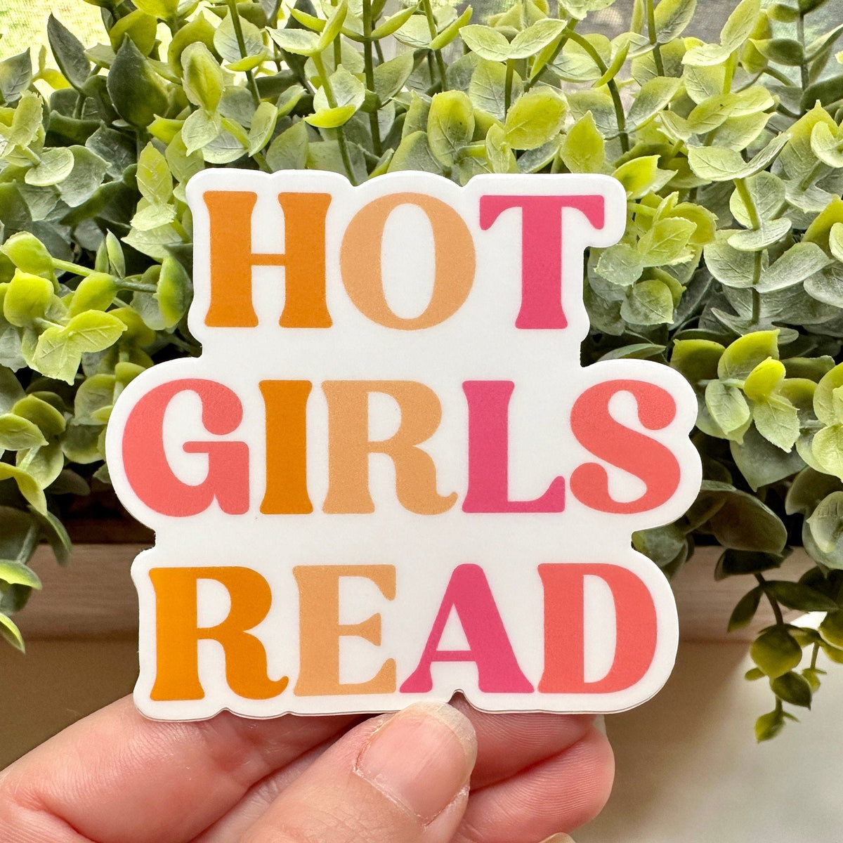 hot girls read sticker
