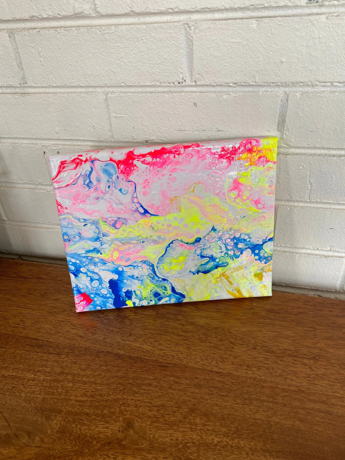 Pansexual Pride Pour Painting - Subtle Pride Art - Pan Pride - "You are Loved