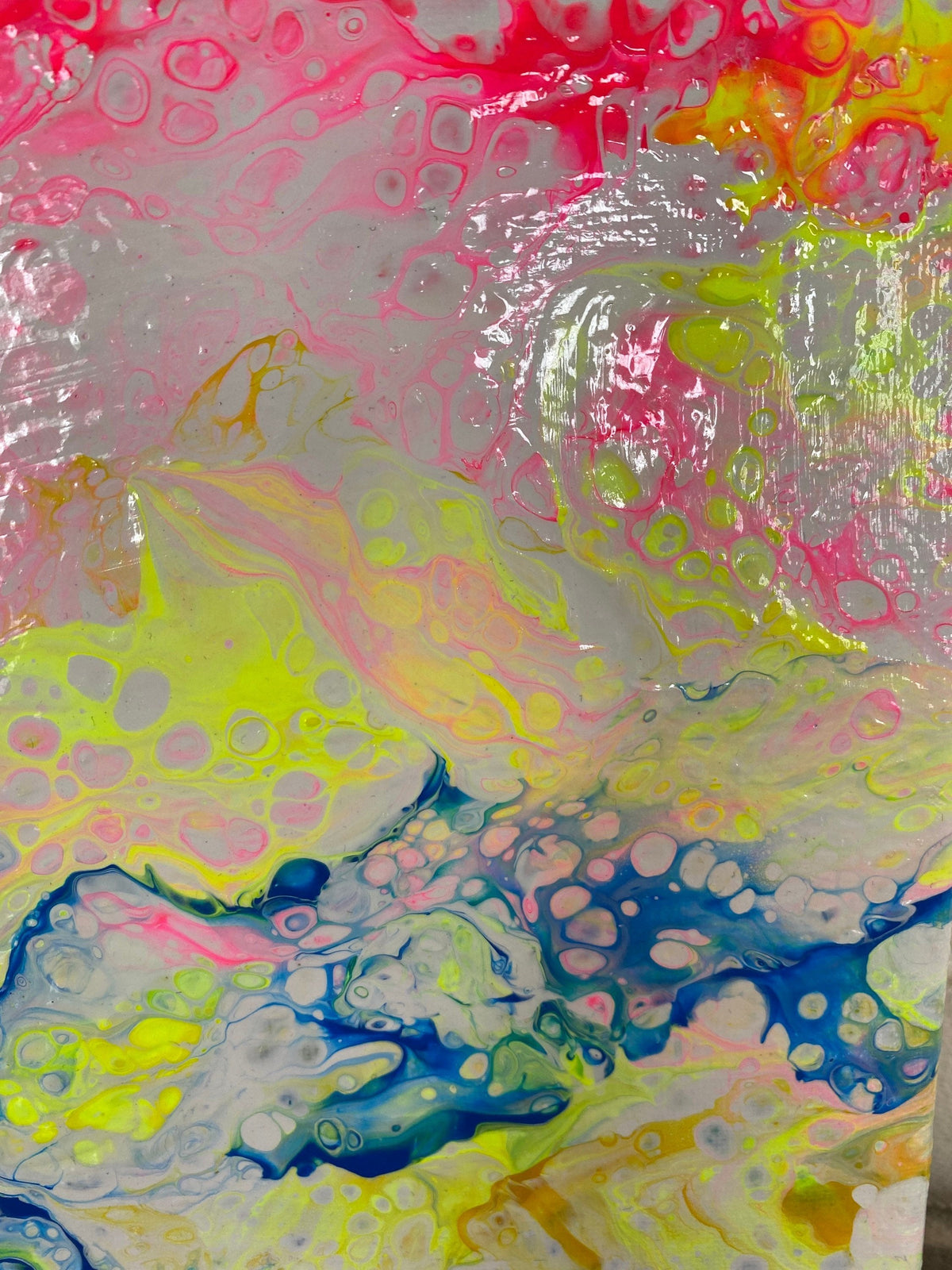 Pansexual Pride Pour Painting - Subtle Pride Art - Pan Pride - "You are Loved